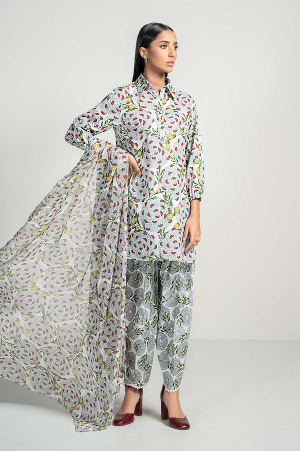 Maira B | Ready to Wear | PS-PF24-01 - by - Libasekhas UK - Registered Vendor of : Maria B - 100% Original Designer Dresss