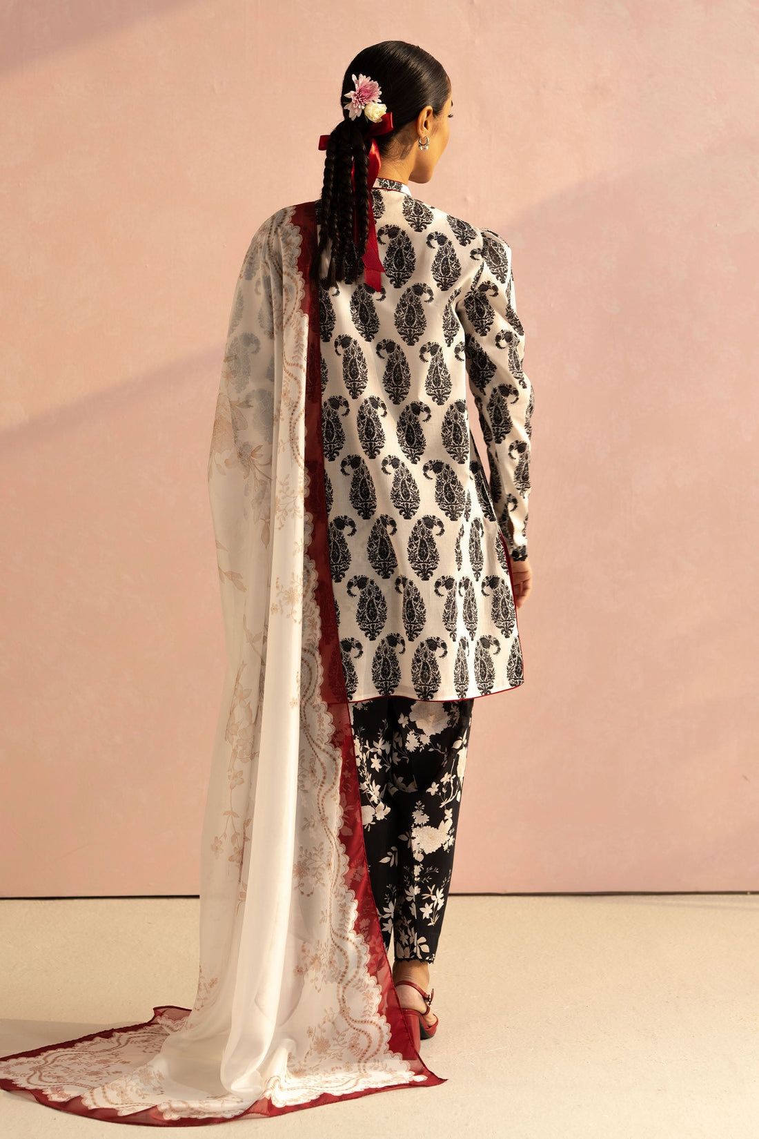 Zara Shahjahan | Coco Prints 25 | Paisley-6A - by - Libasekhas UK - Registered Vendor of : Zara Shahjahan - 100% Original Designer Dresss