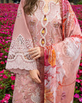 Mushq | The Secret Garden Lawn | Peach Blossom - by Libasekhas UK - Registered Vendor of : Mushq - 100% Original Designer Dress