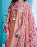 Mushq | Euphoria Pret | Peach Reverie - by Libasekhas UK - Registered Vendor of : Mushq - 100% Original Designer Dress