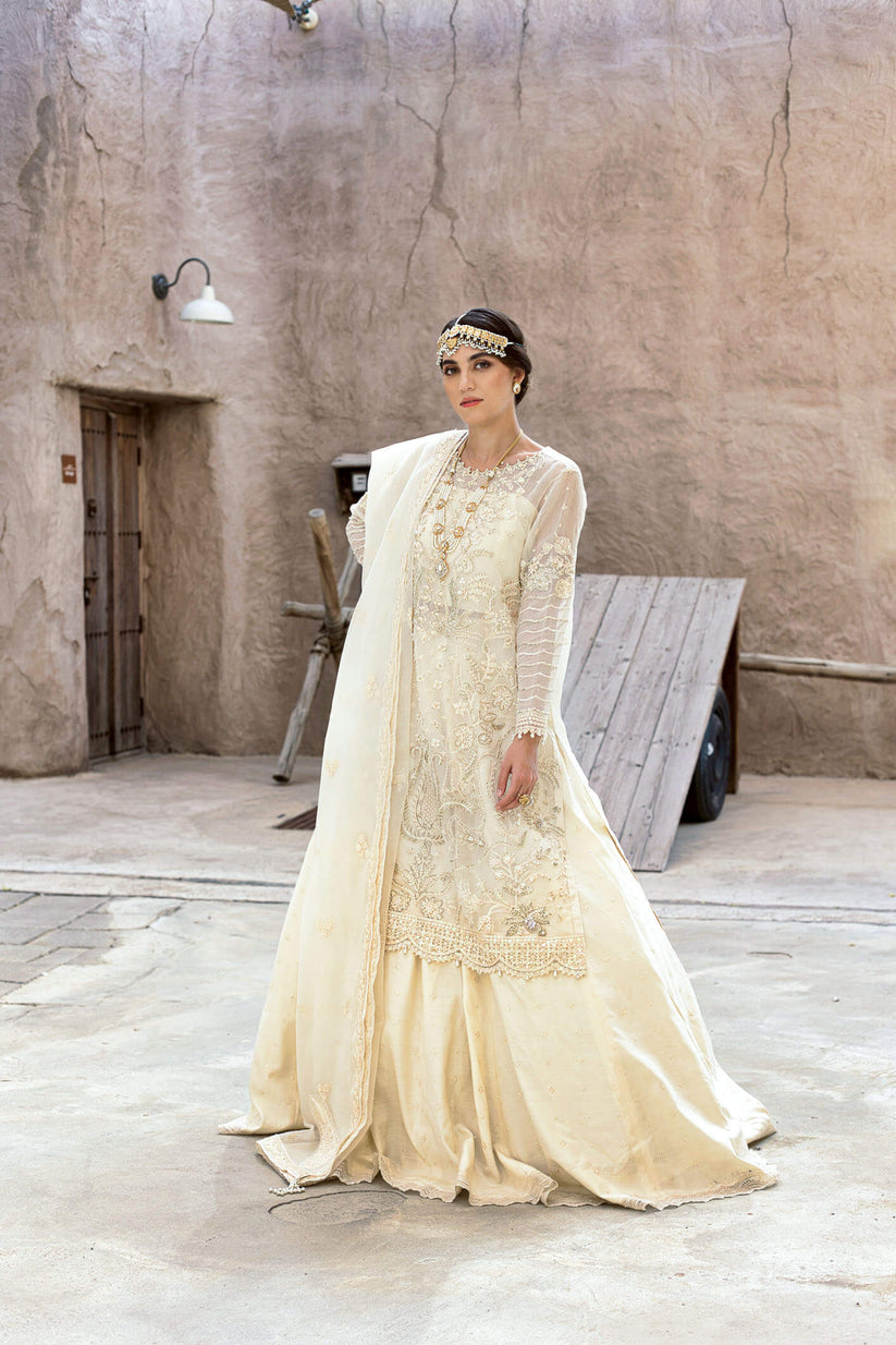 Kara | Kamdani Festive Collection | Pearl Whisper - by - Libasekhas UK - Registered Vendor of : Kara - 100% Original Designer Dresss