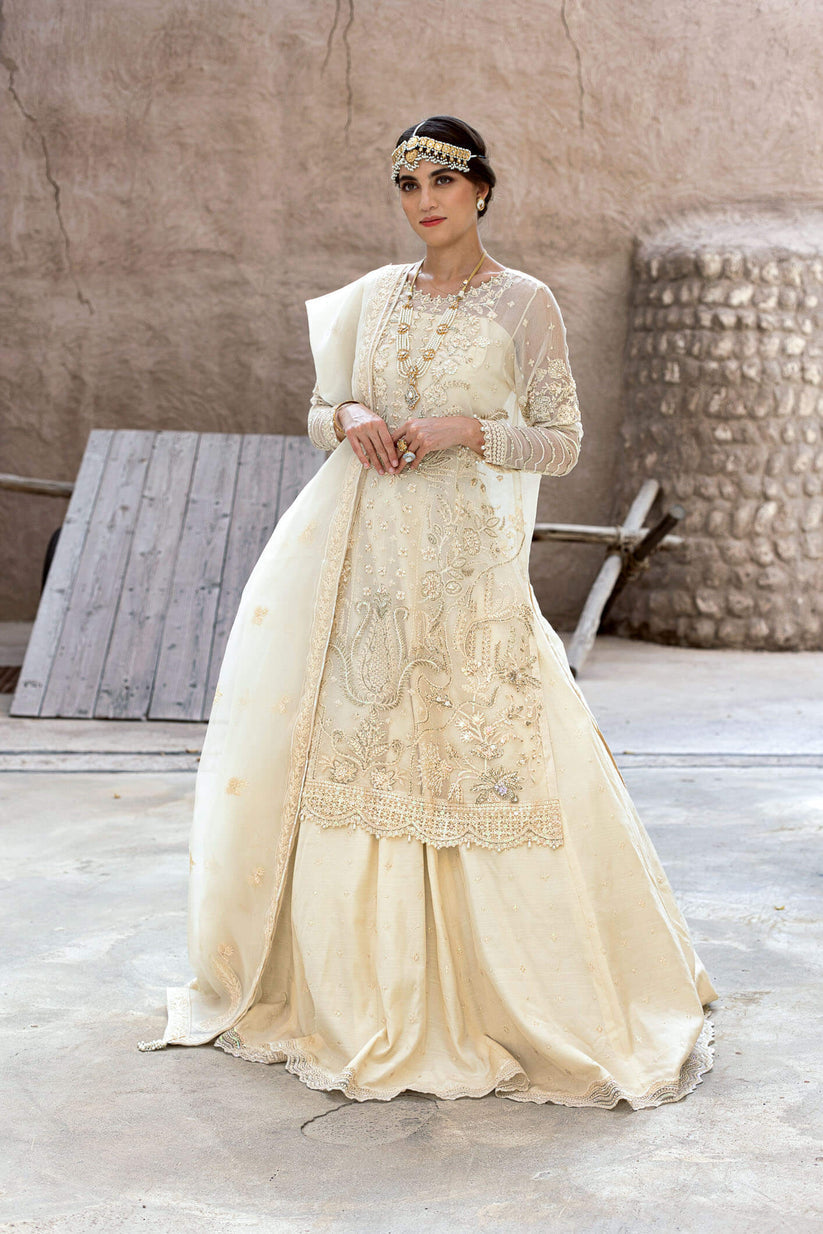 Kara | Kamdani Festive Collection | Pearl Whisper - by - Libasekhas UK - Registered Vendor of : Kara - 100% Original Designer Dresss