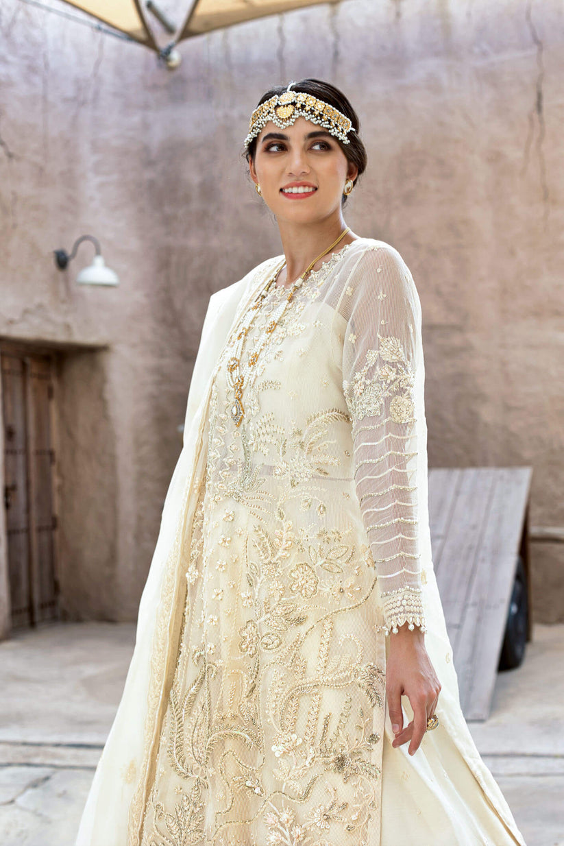 Kara | Kamdani Festive Collection | Pearl Whisper - by - Libasekhas UK - Registered Vendor of : Kara - 100% Original Designer Dresss