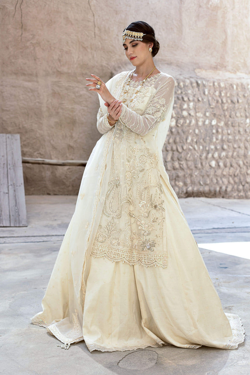 Kara | Kamdani Festive Collection | Pearl Whisper - by - Libasekhas UK - Registered Vendor of : Kara - 100% Original Designer Dresss