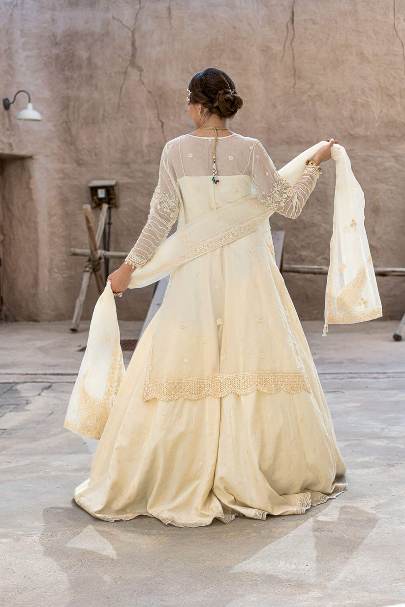 Kara | Kamdani Festive Collection | Pearl Whisper - by - Libasekhas UK - Registered Vendor of : Kara - 100% Original Designer Dresss