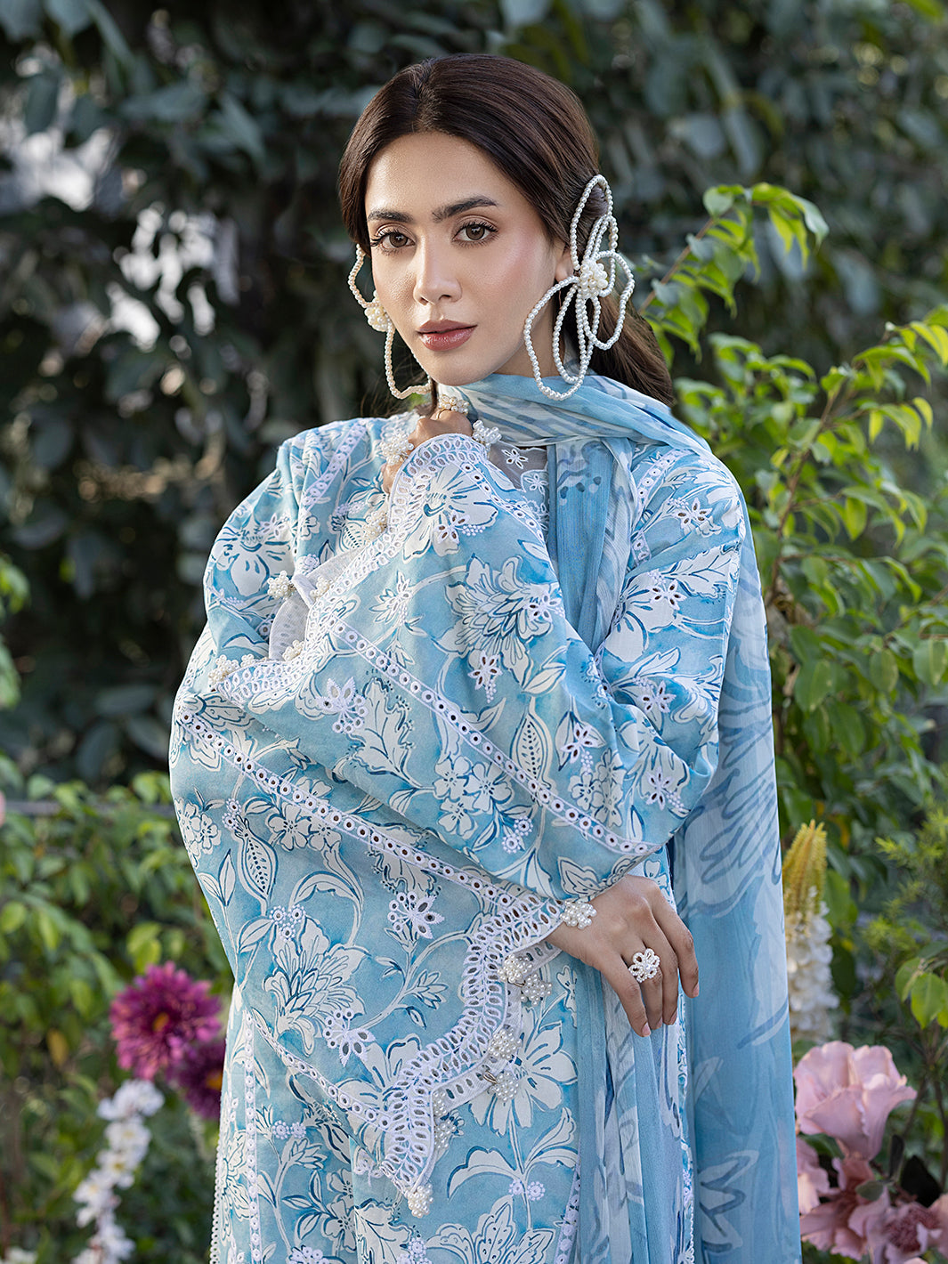 Izel | Oh Spring Lawn 25 | PEARL - by - Libasekhas UK - Registered Vendor of : Izel - 100% Original Designer Dresss
