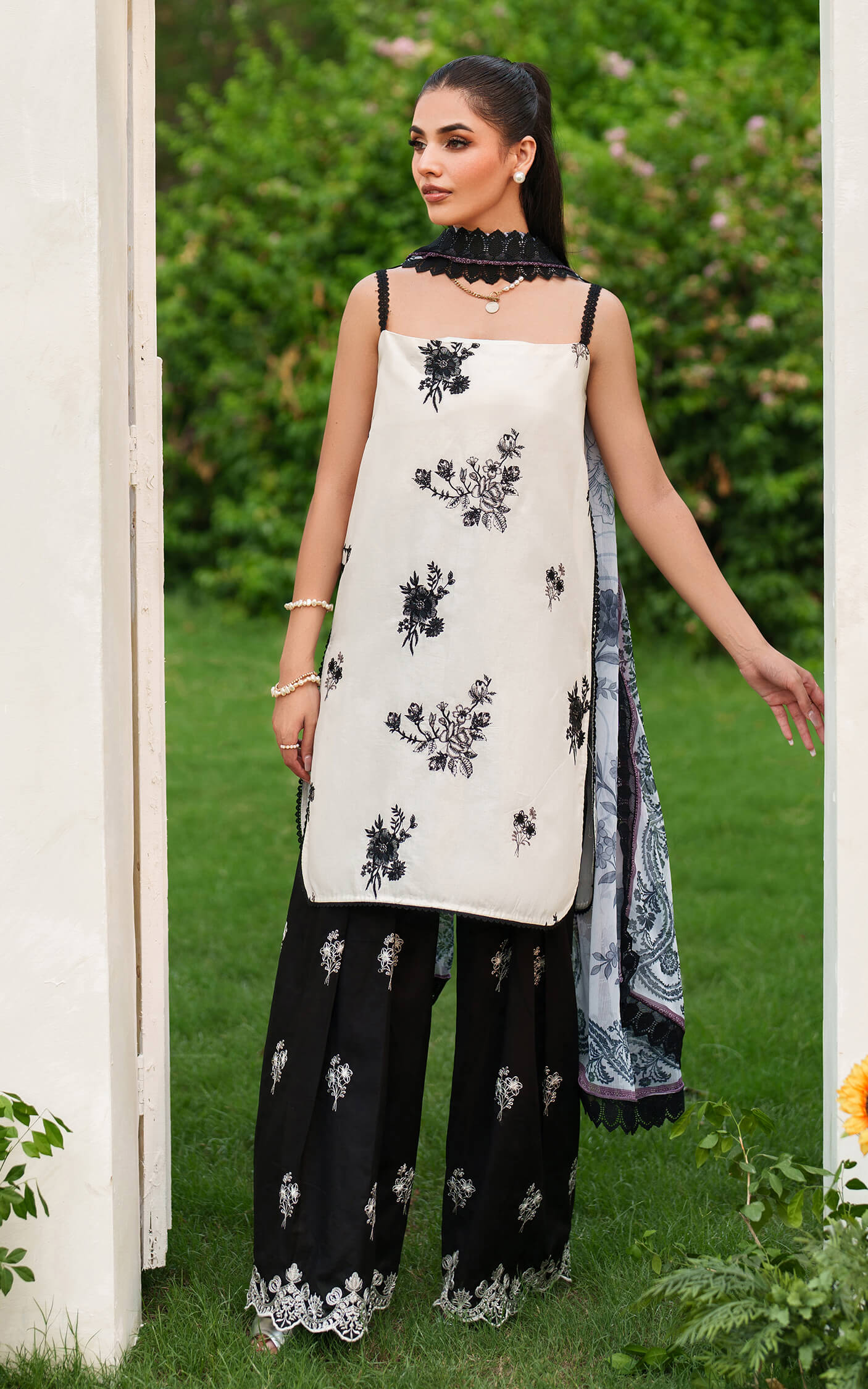 Asifa and Nabeel | Eden Cambric 25 | Pearl Whisper ECU25-04 - by Libasekhas UK - Registered Vendor of : Asifa and Nabeel - 100% Original Designer Dress