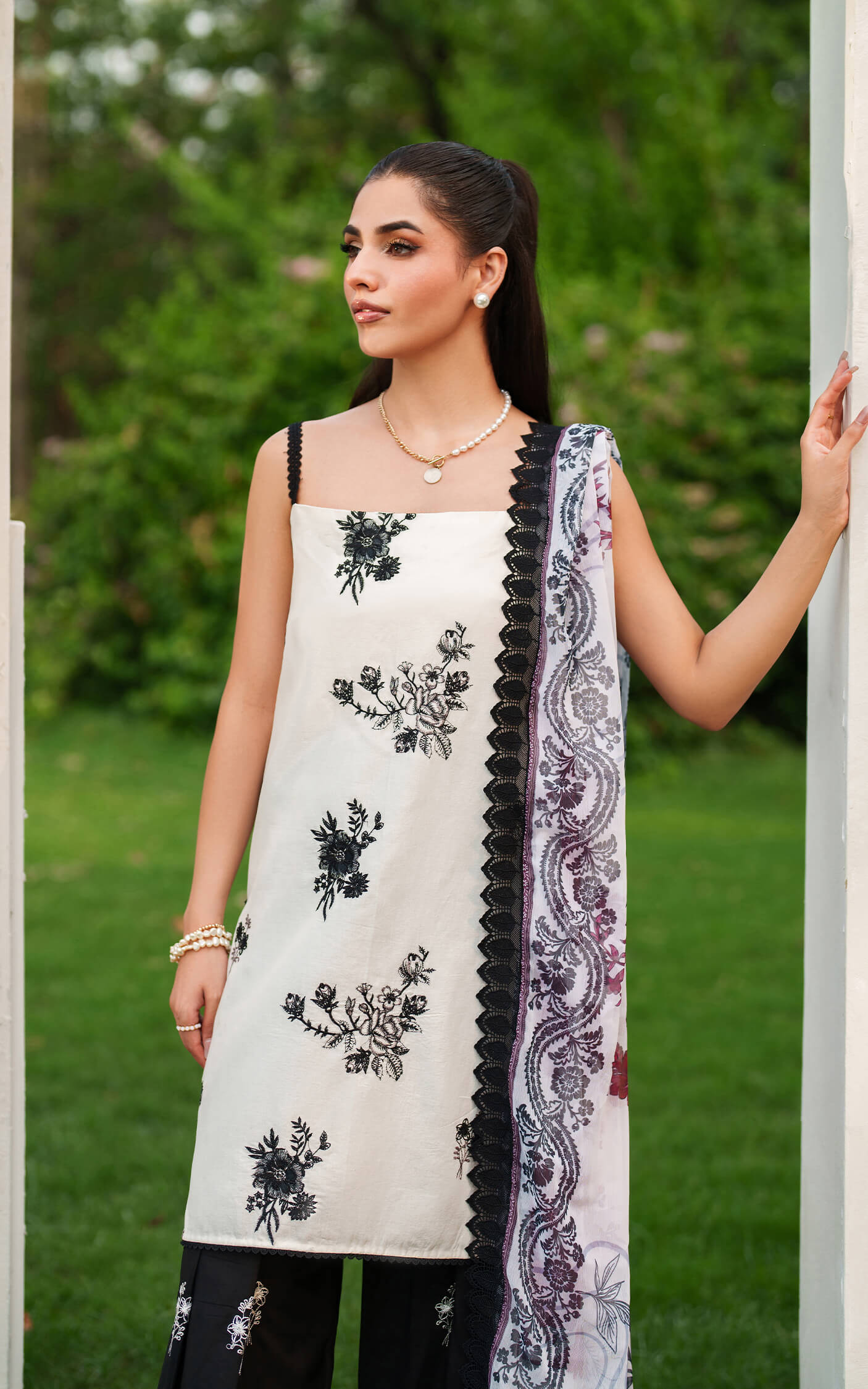 Asifa and Nabeel | Eden Cambric 25 | Pearl Whisper ECU25-04 - by Libasekhas UK - Registered Vendor of : Asifa and Nabeel - 100% Original Designer Dress
