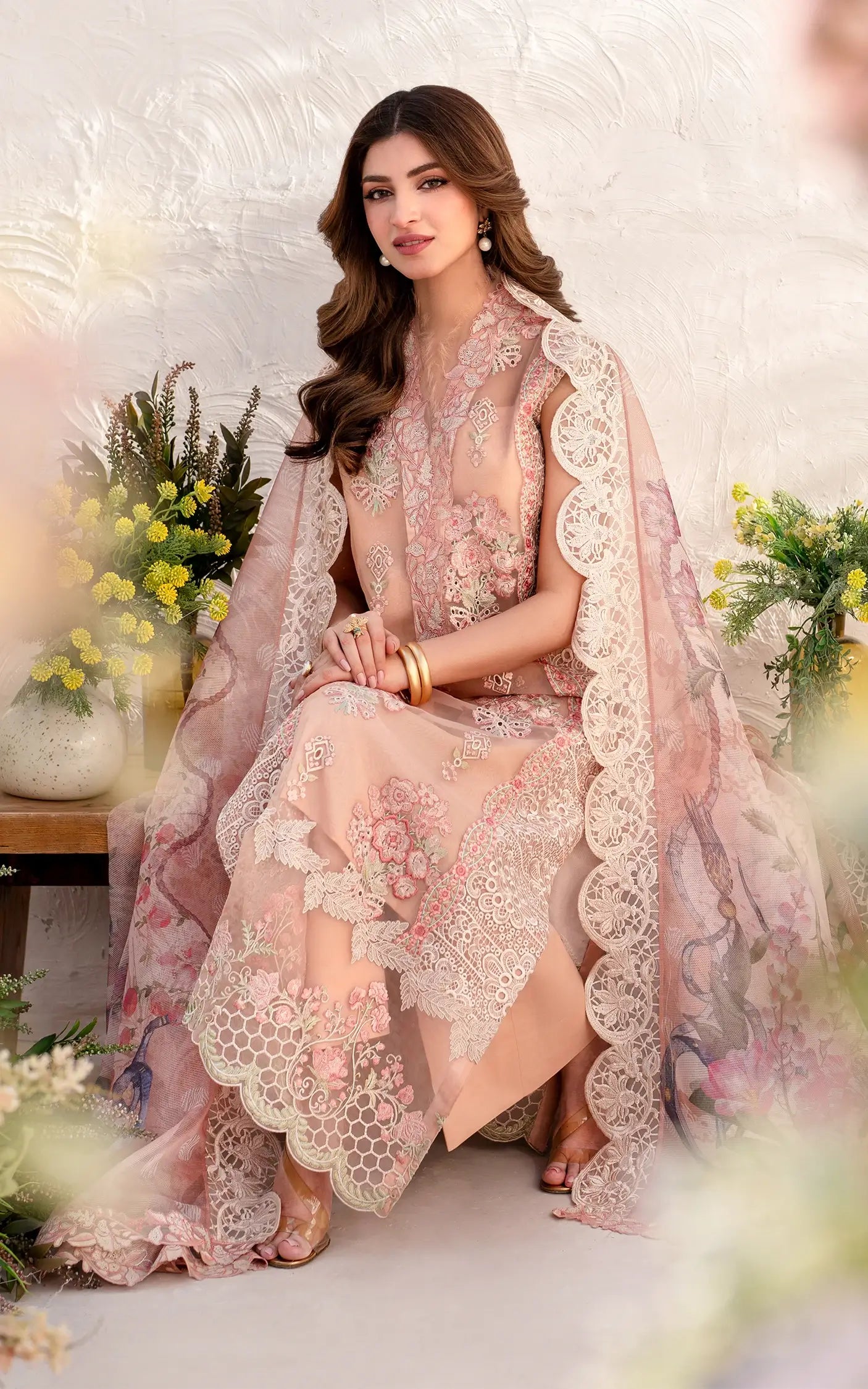 Asifa and Nabeel | Azalia Summer 25 | Peony (AZL25-01) - by - Libasekhas UK - Registered Vendor of : Asifa and Nabeel - 100% Original Designer Dresss