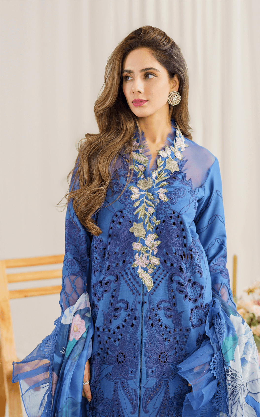 Asifa and Nabeel | Pretty in Pink Limited Edition | Peri Winkle (PP-4) - by - Libasekhas UK - Registered Vendor of : Asifa and Nabeel - 100% Original Designer Dresss
