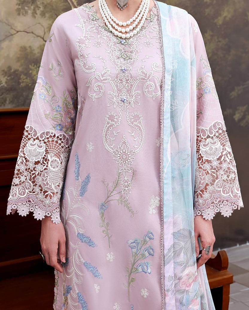 Roheenaz | Floral Reverie Luxury Lawn | Petal Bloom - by Libasekhas UK - Registered Vendor of : Roheenaz - 100% Original Designer Dress