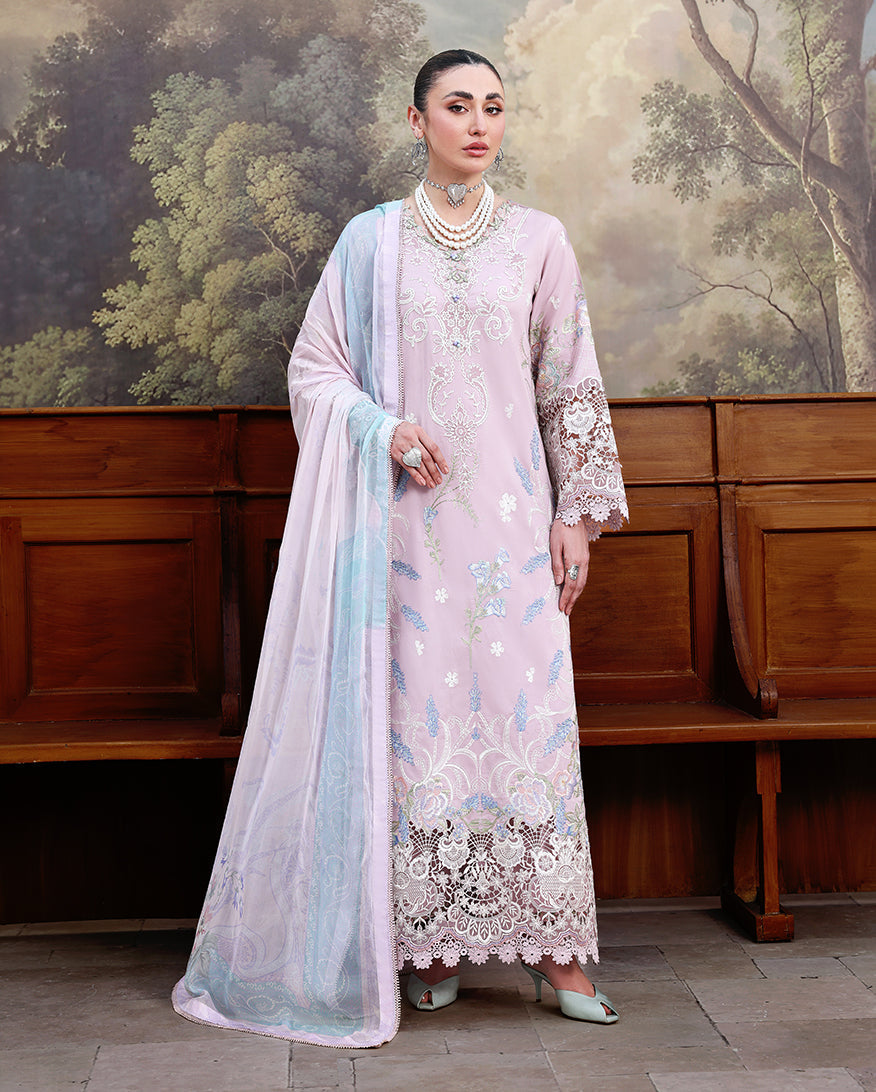 Roheenaz | Floral Reverie Luxury Lawn | Petal Bloom - by Libasekhas UK - Registered Vendor of : Roheenaz - 100% Original Designer Dress