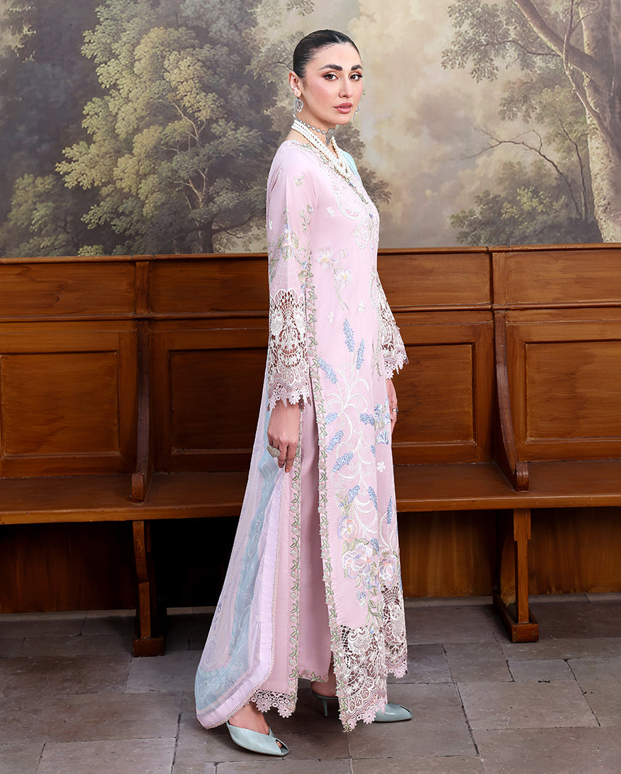 Roheenaz | Floral Reverie Luxury Lawn | Petal Bloom - by Libasekhas UK - Registered Vendor of : Roheenaz - 100% Original Designer Dress