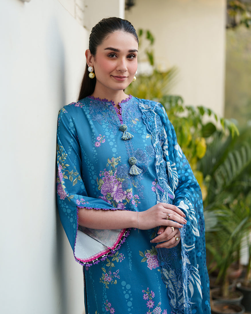 Roheenaz | Whispered Florals | Petal Drift - by Libasekhas UK - Registered Vendor of : Roheenaz - 100% Original Designer Dress