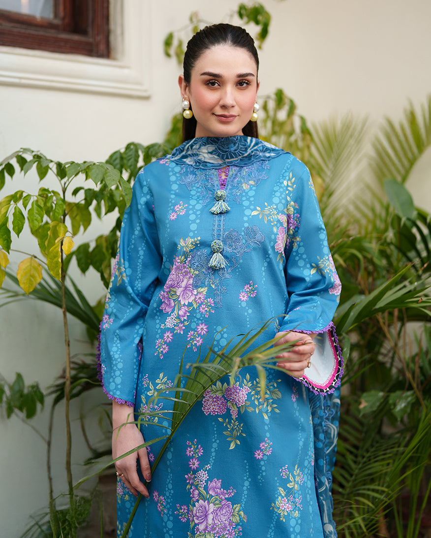 Roheenaz | Whispered Florals | Petal Drift - by Libasekhas UK - Registered Vendor of : Roheenaz - 100% Original Designer Dress