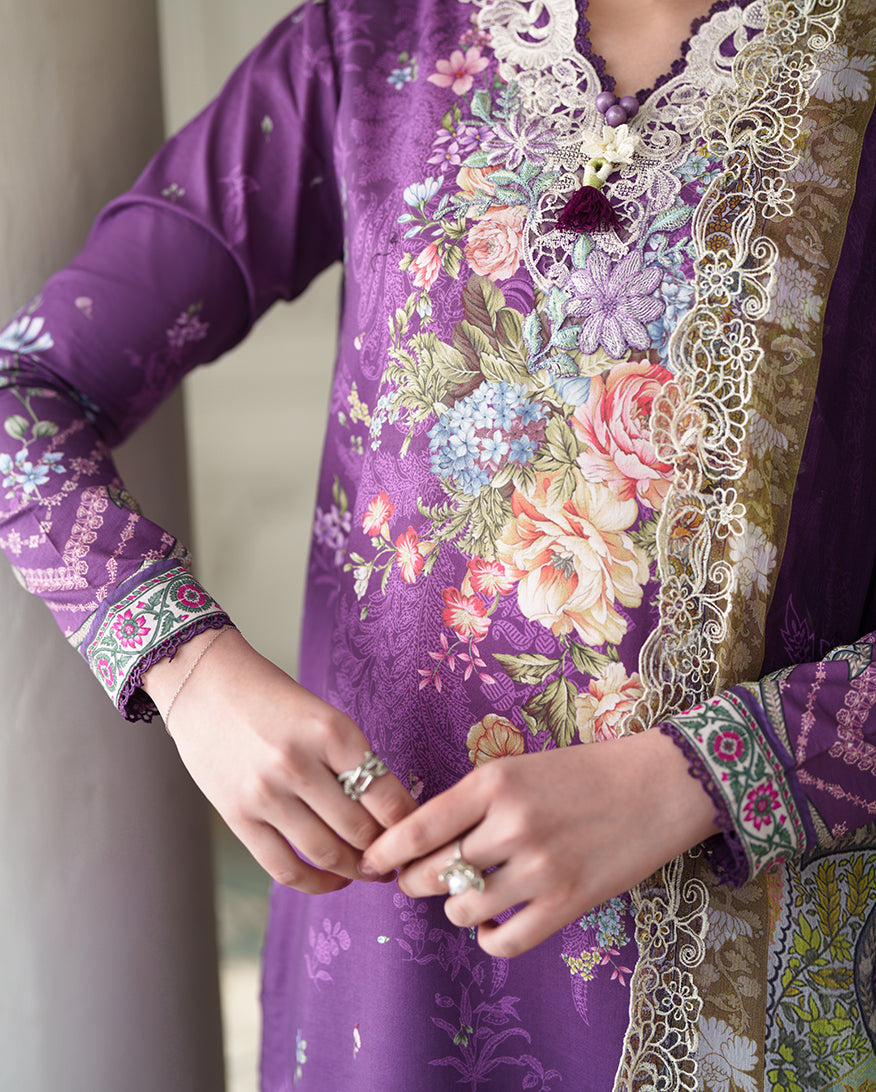 Roheenaz | Whispered Florals | Petal Lullaby - by Libasekhas UK - Registered Vendor of : Roheenaz - 100% Original Designer Dress