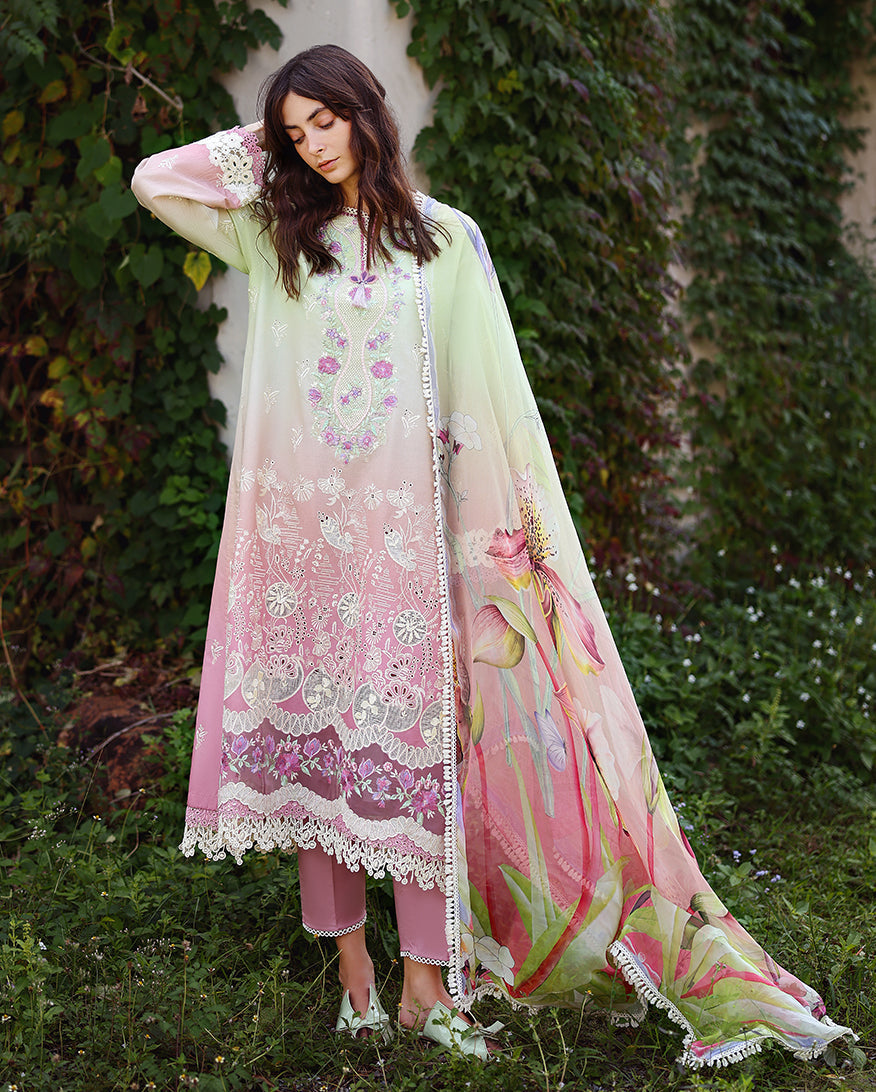 Mushq | Solace Ombre Chikankari | Petal Pull - by Libasekhas - Registered Vendor of : Mushq - 100% Original Designer Dress