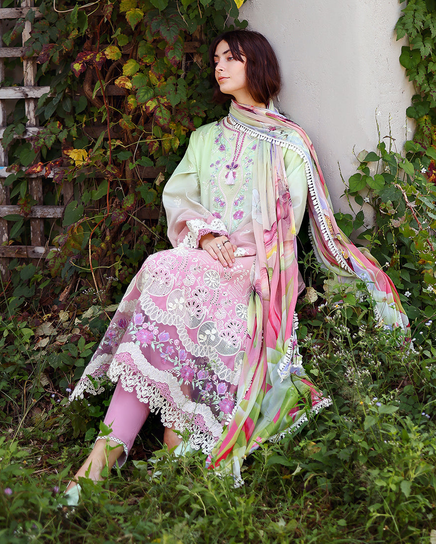 Mushq | Solace Ombre Chikankari | Petal Pull - by Libasekhas - Registered Vendor of : Mushq - 100% Original Designer Dress