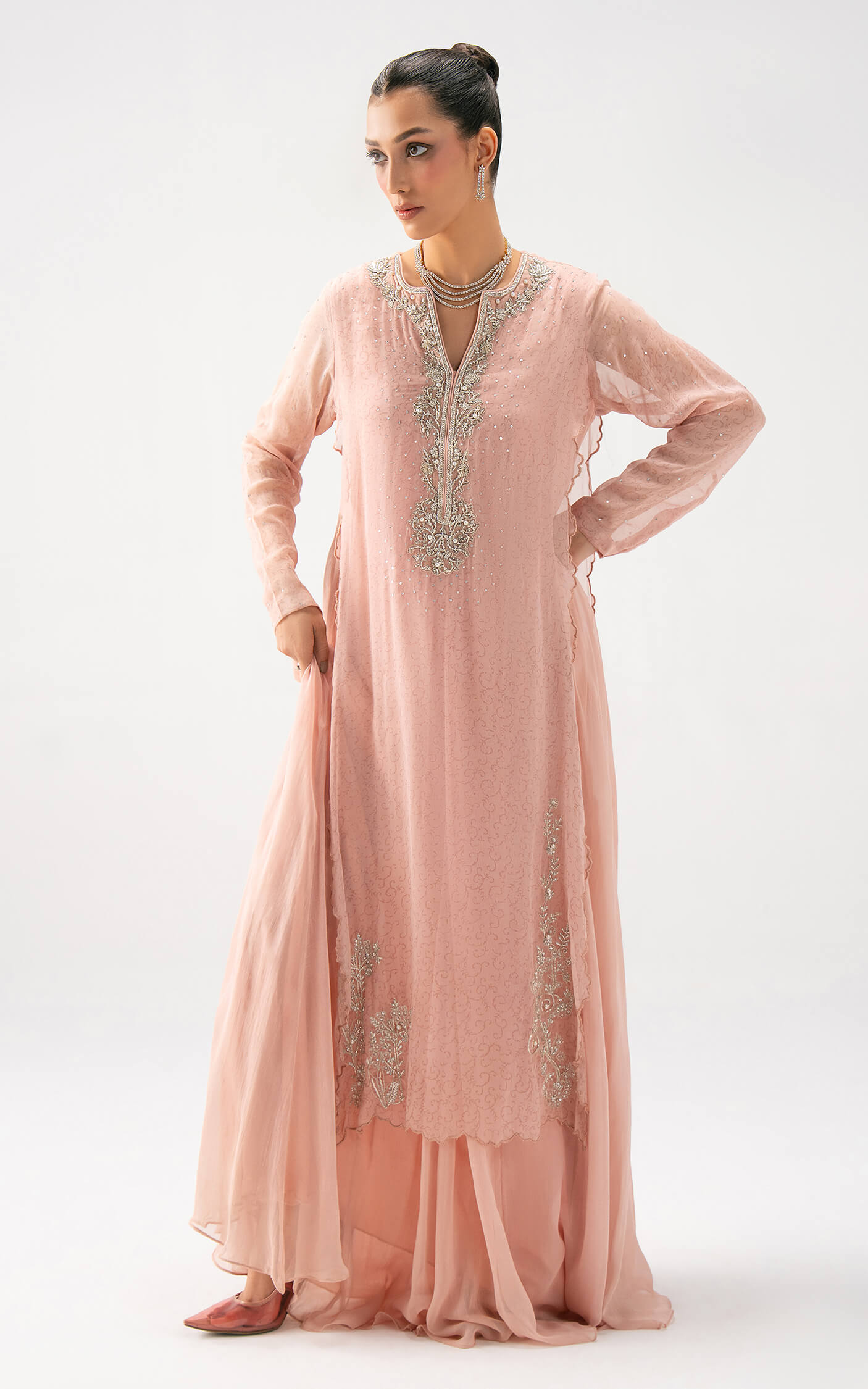 Asifa and Nabeel | Lyle Luxury Formals 25 | Petal Serenade - by Libasekhas UK - Registered Vendor of : Asifa and Nabeel - 100% Original Designer Dress