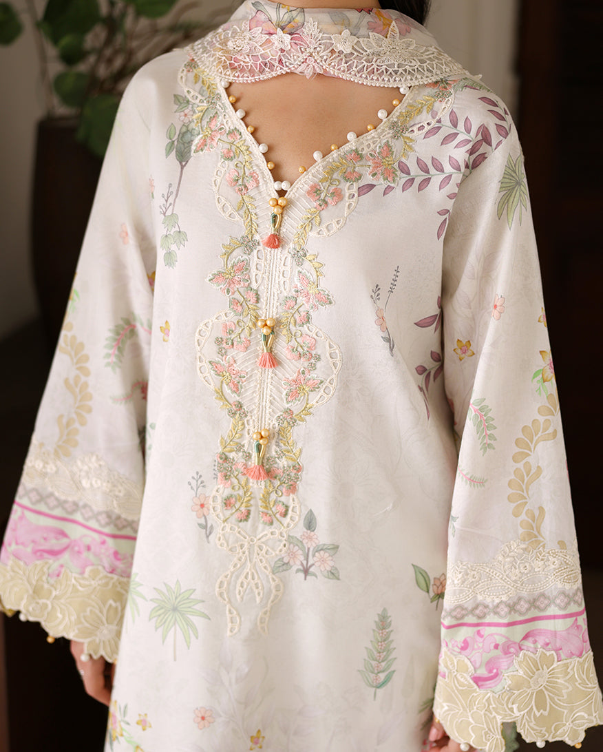 Roheenaz | Sunlit Tales Printed Embroidered Edit | Petalbeam - by Libasekhas - Registered Vendor of : Roheenaz - 100% Original Designer Dress