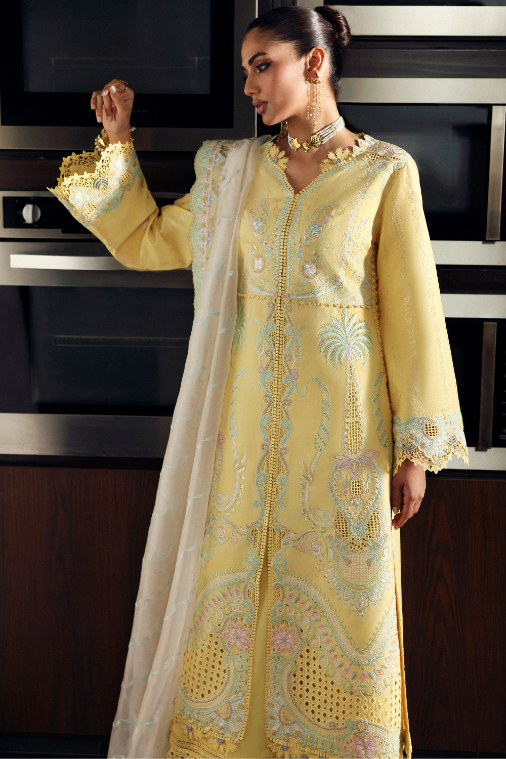 Soraya | Noa Summer Pret '26 |Peatline - Luxury Dress - available at Libasekhas in UK and USA.