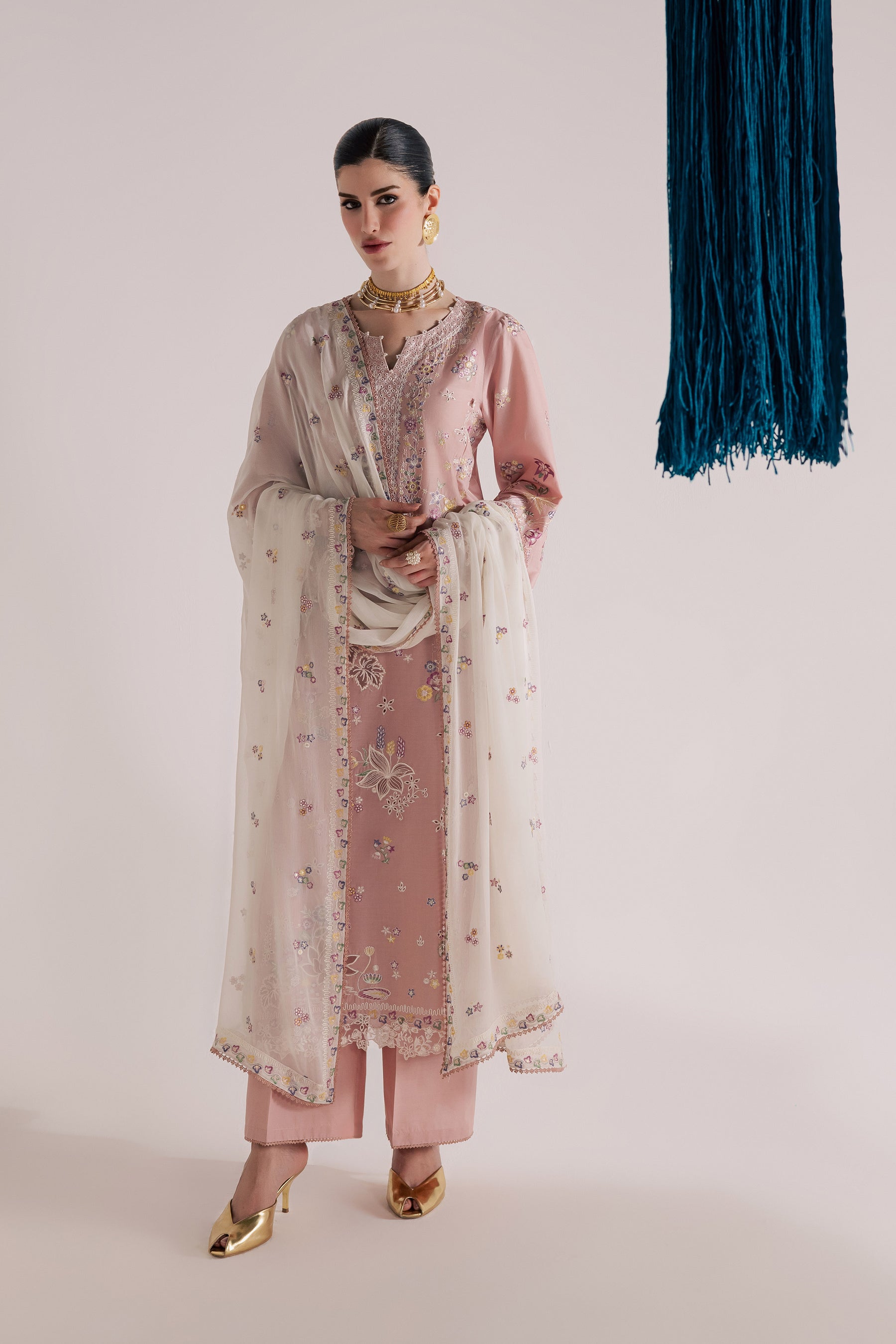 Batik | Festive Eid 26 | Pink Eclipse - by Libasekhas - Registered Vendor of : Batik - 100% Original Designer Dress