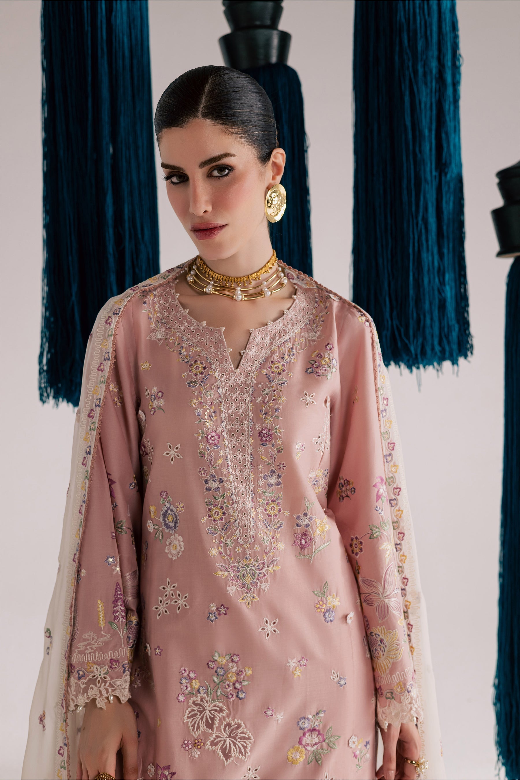 Batik | Festive Eid 26 | Pink Eclipse - by Libasekhas - Registered Vendor of : Batik - 100% Original Designer Dress