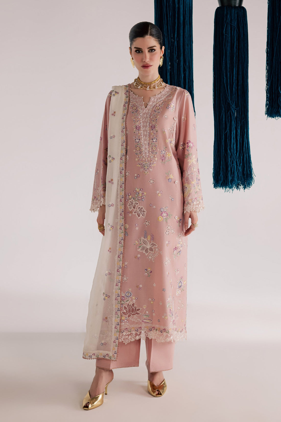 Batik | Festive Eid 26 | Pink Eclipse - by Libasekhas - Registered Vendor of : Batik - 100% Original Designer Dress