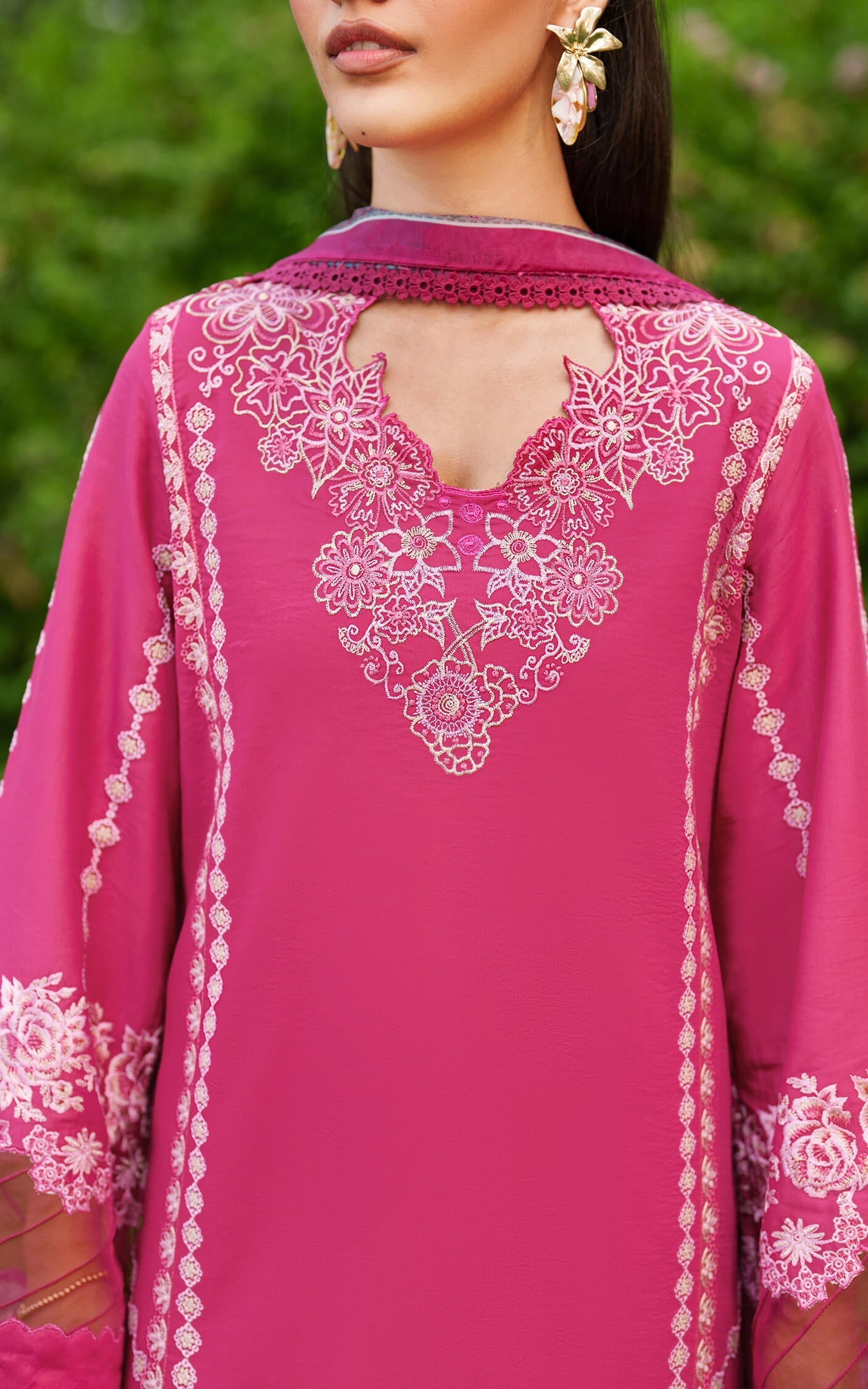 Asifa and Nabeel | Eden Cambric 25 | Pink Reverie ECU25-06 - by Libasekhas UK - Registered Vendor of : Asifa and Nabeel - 100% Original Designer Dress