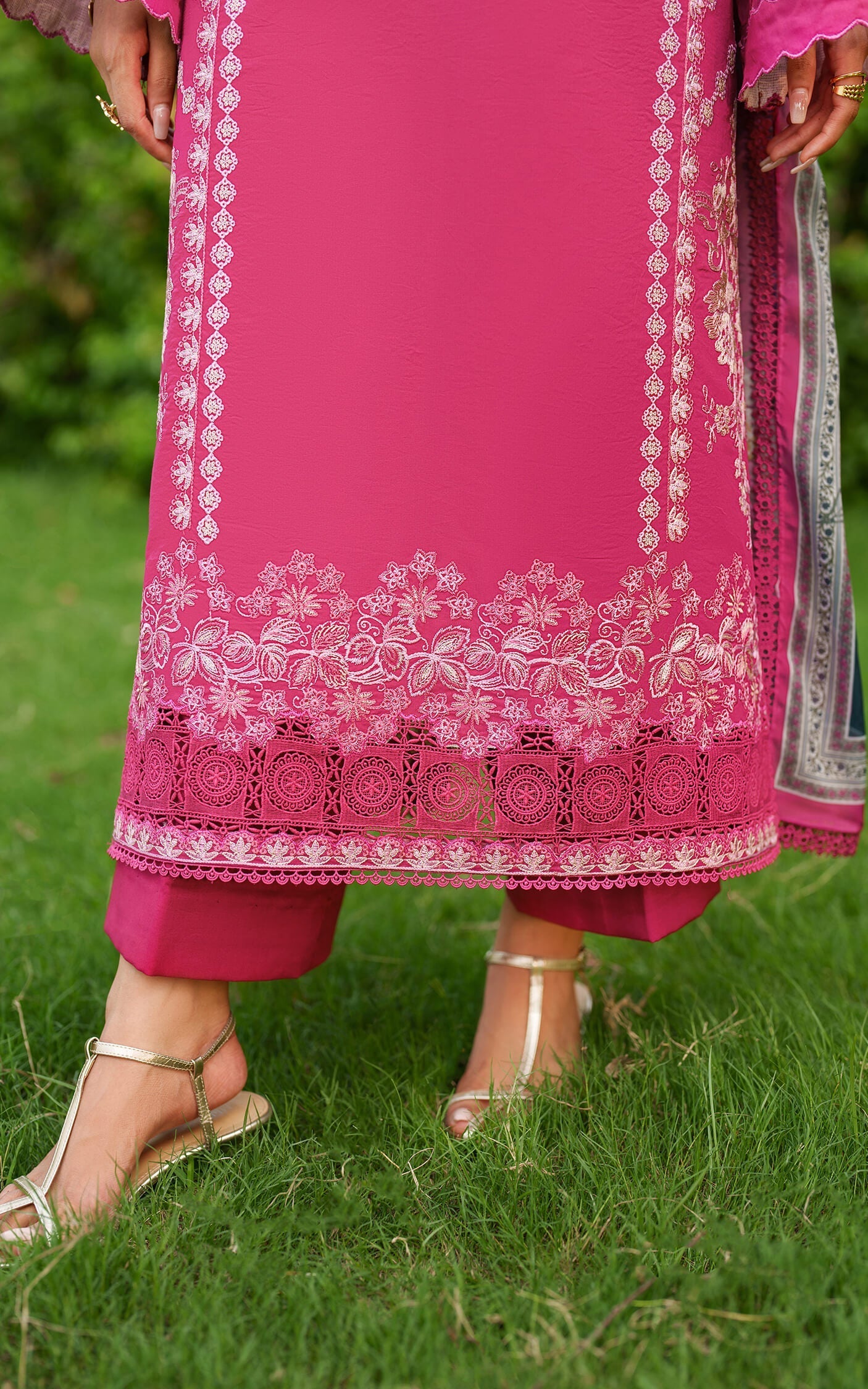 Asifa and Nabeel | Eden Cambric 25 | Pink Reverie ECU25-06 - by Libasekhas UK - Registered Vendor of : Asifa and Nabeel - 100% Original Designer Dress