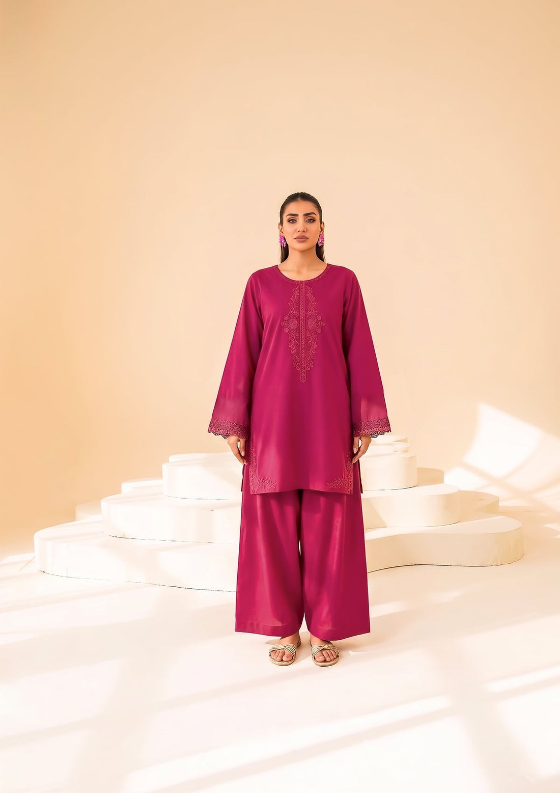 Faiza Faisal | FNF Cords Edit |PINK CARNATION - by Libasekhas UK - Registered Vendor of : Faiza Faisal - 100% Original Designer Dress