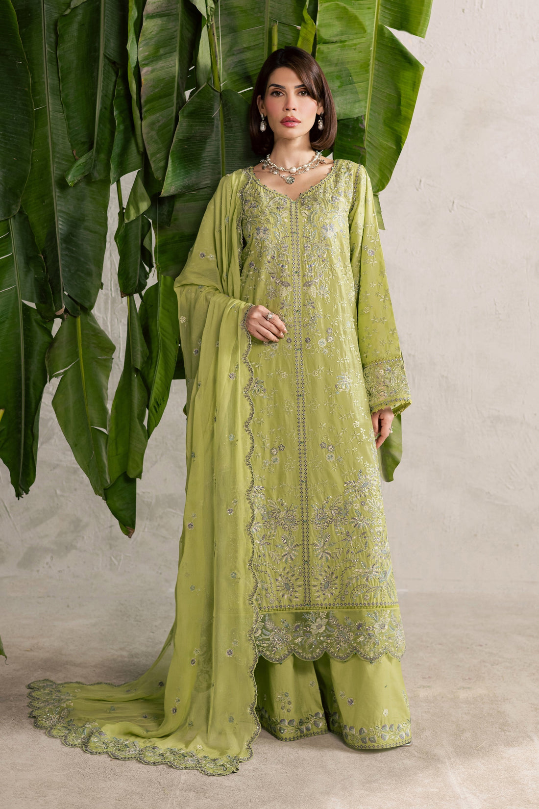 Batik | Festive Eid 26 | Pistachia - by Libasekhas - Registered Vendor of : Batik - 100% Original Designer Dress