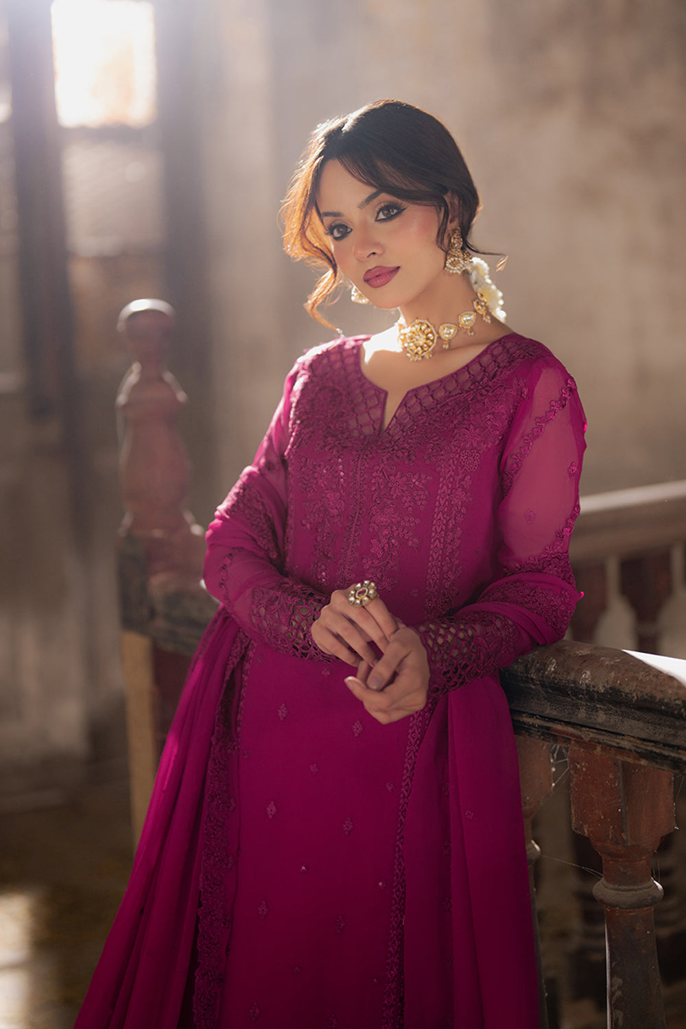 Azure | Ensembles | Plum Reverie - by Libasekhas UK - Registered Vendor of : Azure - 100% Original Designer Dress