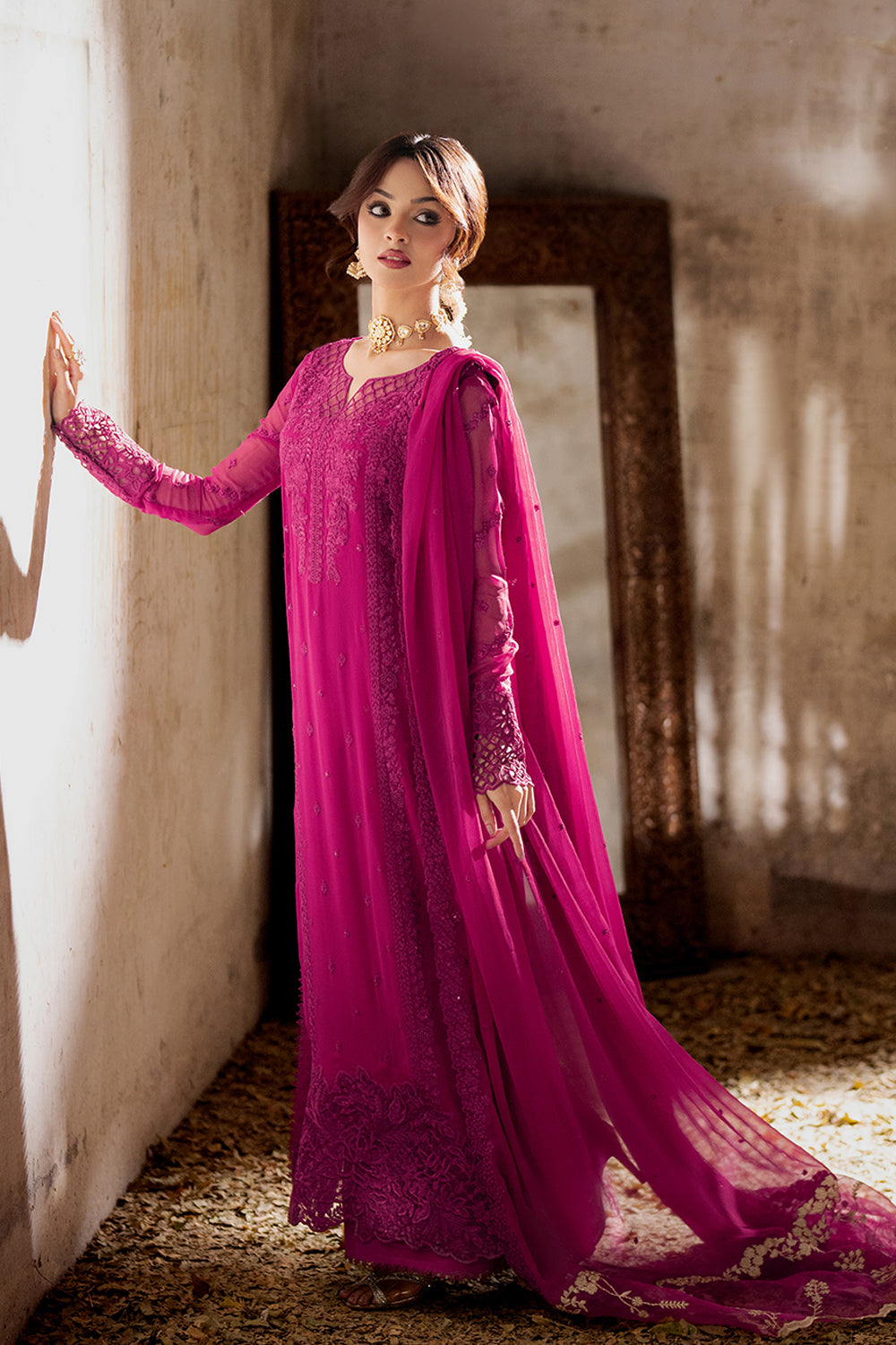 Azure | Ensembles | Plum Reverie - by Libasekhas UK - Registered Vendor of : Azure - 100% Original Designer Dress