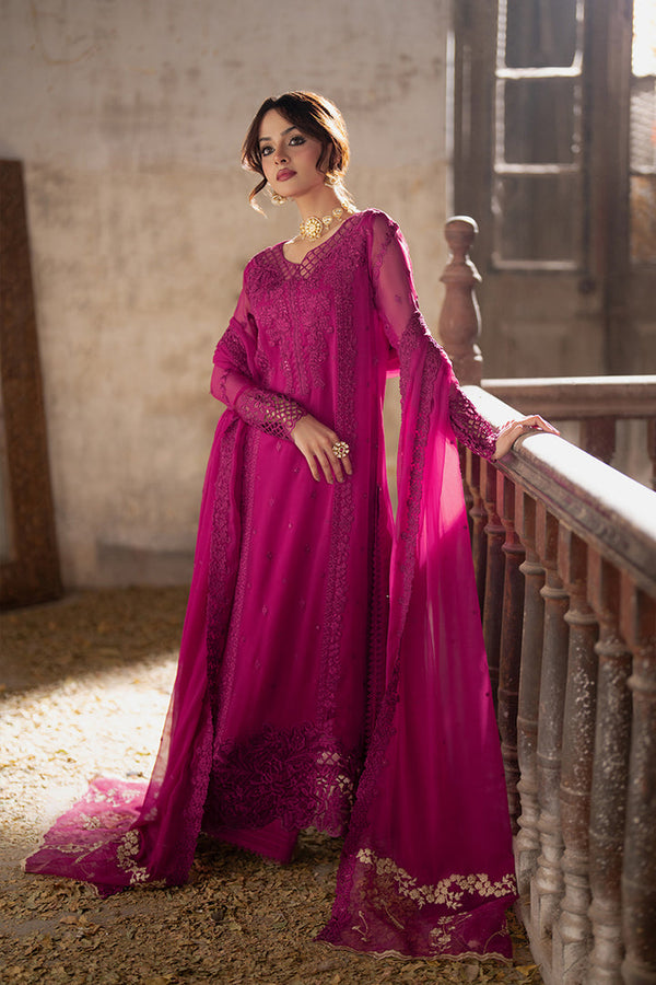 Azure | Ensembles Embroidered Formals | Plum Reverie - by - Libasekhas UK - Registered Vendor of : Azure - 100% Original Designer Dresss