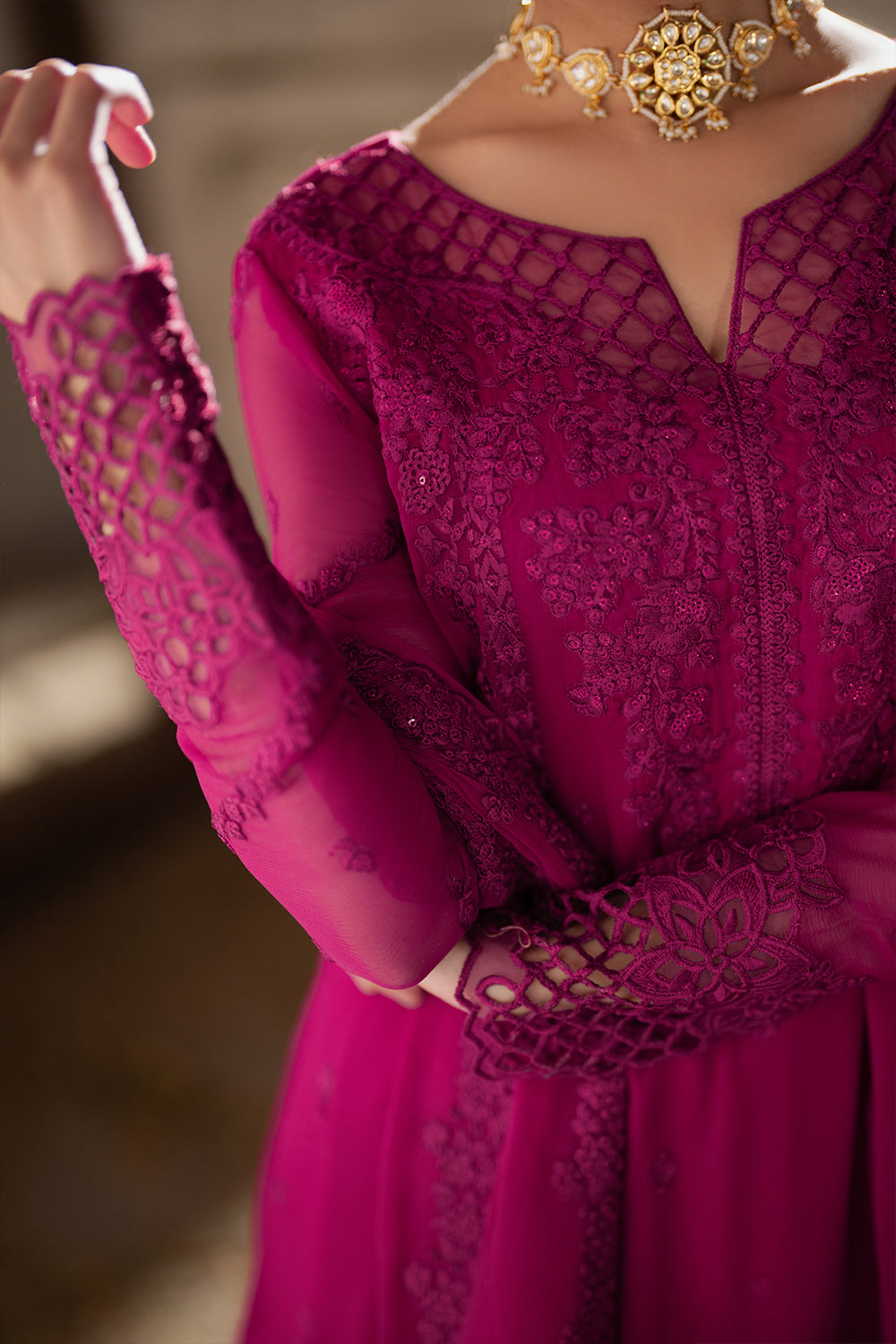 Azure | Ensembles | Plum Reverie - by Libasekhas UK - Registered Vendor of : Azure - 100% Original Designer Dress