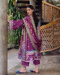 Mushq | Hemline Karandi | Plum Swirl - by Libasekhas UK - Registered Vendor of : Mushq - 100% Original Designer Dress