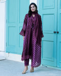 Mushq | Euphoria Pret | Plum Mirage - by Libasekhas UK - Registered Vendor of : Mushq - 100% Original Designer Dress