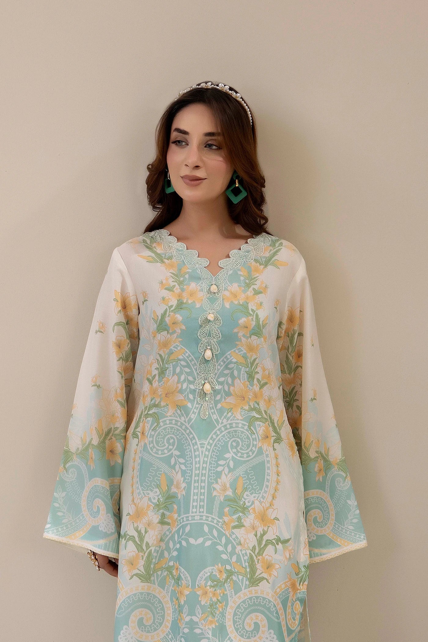 Adans Libas | Embrodiered Co Ord Sets | 4201 - by Libasekhas UK - Registered Vendor of : Adans Libas - 100% Original Designer Dress