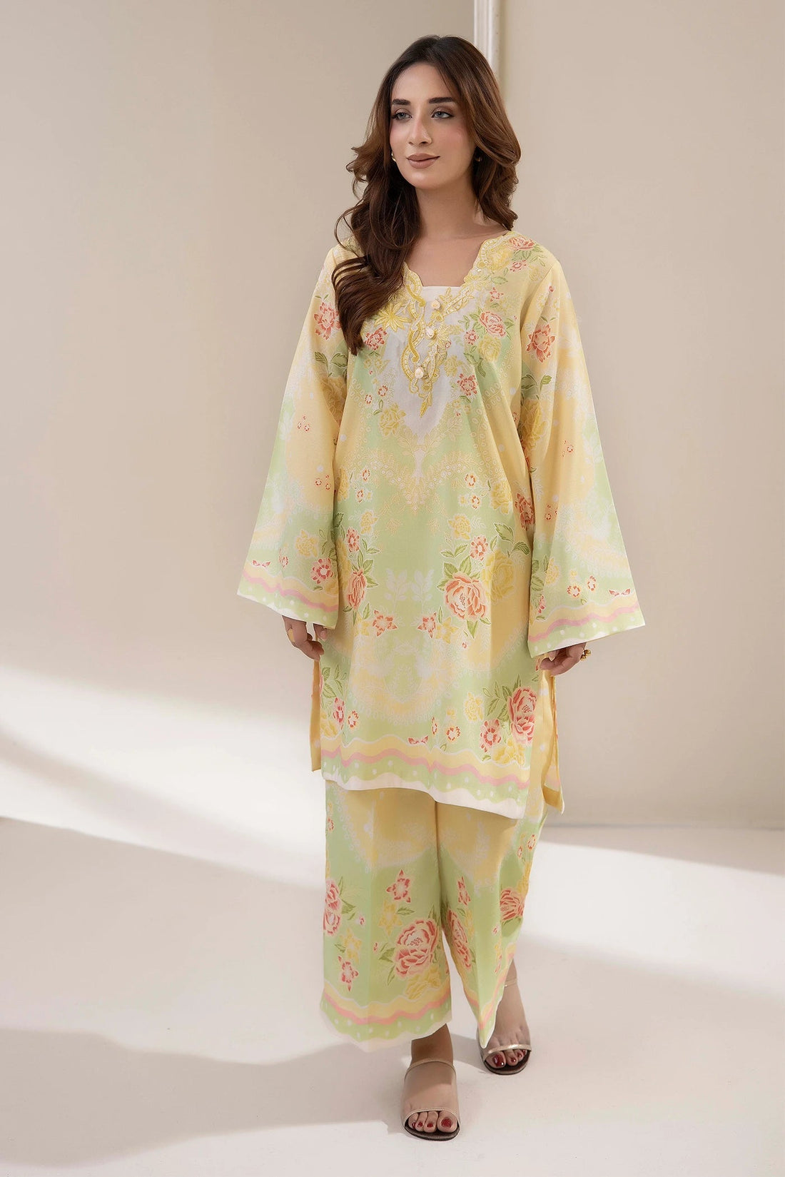 Adans Libas | Embrodiered Co Ord Sets | 4203 - by Libasekhas UK - Registered Vendor of : Adans Libas - 100% Original Designer Dress