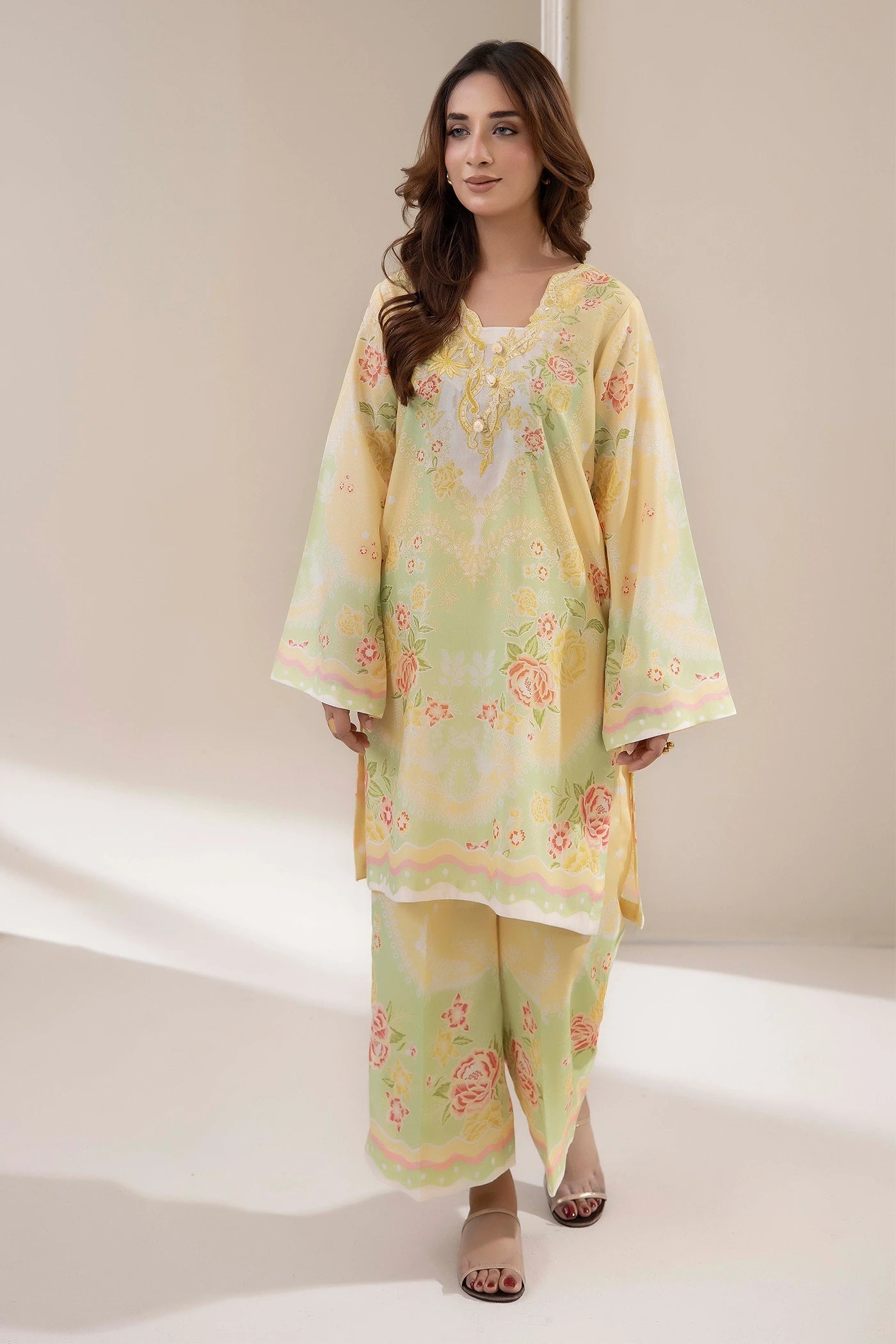 Adans Libas | Embrodiered Co Ord Sets | 4203 - by Libasekhas UK - Registered Vendor of : Adans Libas - 100% Original Designer Dress