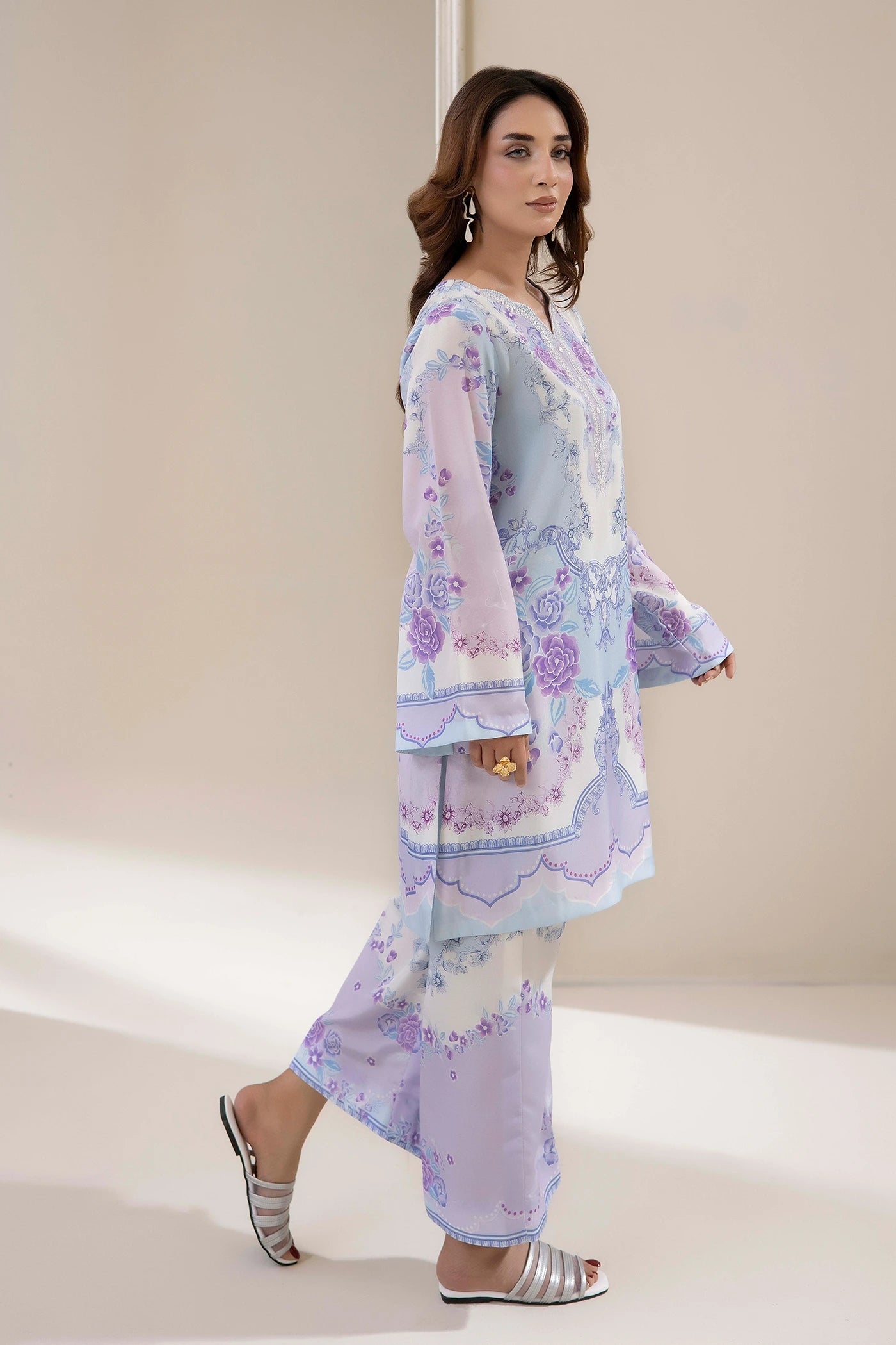 Adans Libas | Embrodiered Co Ord Sets | 4205 - by Libasekhas UK - Registered Vendor of : Adans Libas - 100% Original Designer Dress