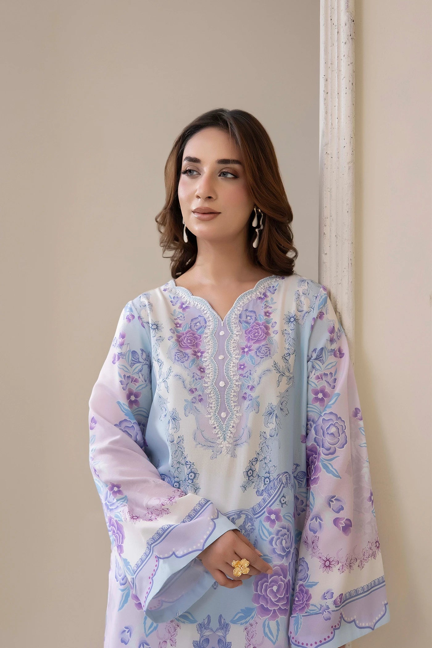 Adans Libas | Embrodiered Co Ord Sets | 4205 - by Libasekhas UK - Registered Vendor of : Adans Libas - 100% Original Designer Dress