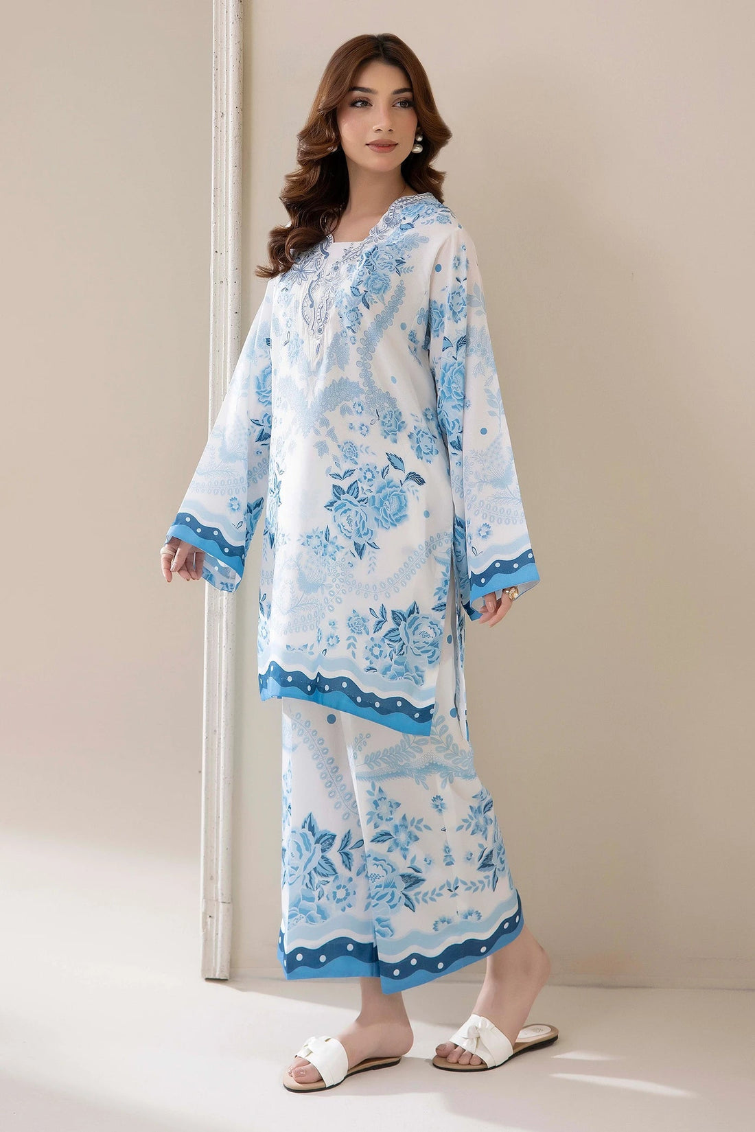 Adans Libas | Embrodiered Co Ord Sets | 4206 - by Libasekhas UK - Registered Vendor of : Adans Libas - 100% Original Designer Dress