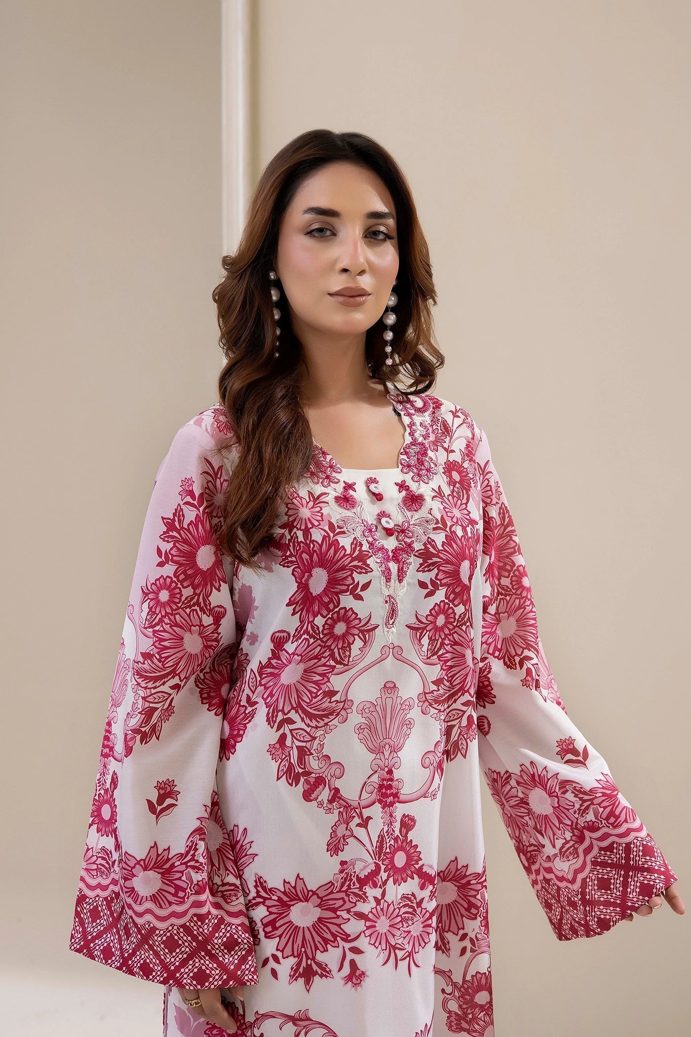 Adans Libas | Embrodiered Co Ord Sets | 4207 - by Libasekhas UK - Registered Vendor of : Adans Libas - 100% Original Designer Dress