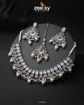Prism Necklace - by - Libasekhas UK - Registered Vendor of : Zeesy - 100% Original Designer Dresss