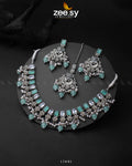 Prism Necklace - by - Libasekhas UK - Registered Vendor of : Zeesy - 100% Original Designer Dresss