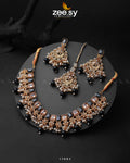 Prism Necklace - by - Libasekhas UK - Registered Vendor of : Zeesy - 100% Original Designer Dresss