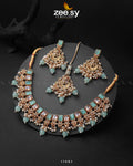 Prism Necklace - by - Libasekhas UK - Registered Vendor of : Zeesy - 100% Original Designer Dresss