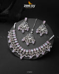 Prism Necklace - by - Libasekhas UK - Registered Vendor of : Zeesy - 100% Original Designer Dresss